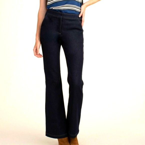 Trina Turk Blue Willis Flare Pants - Picture 4 of 12